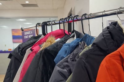 Vermont Federal and WCAX Collect Over 1,200 Coats in Annual Coat Drive