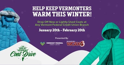 Keeping Vermonters Warm: Vermont Federal & WCAX Launch 2026 Coat Drive