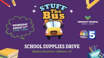 2025 Stuff the Bus School Supplies Drive