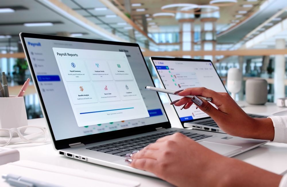 Business Owner Processing Payroll